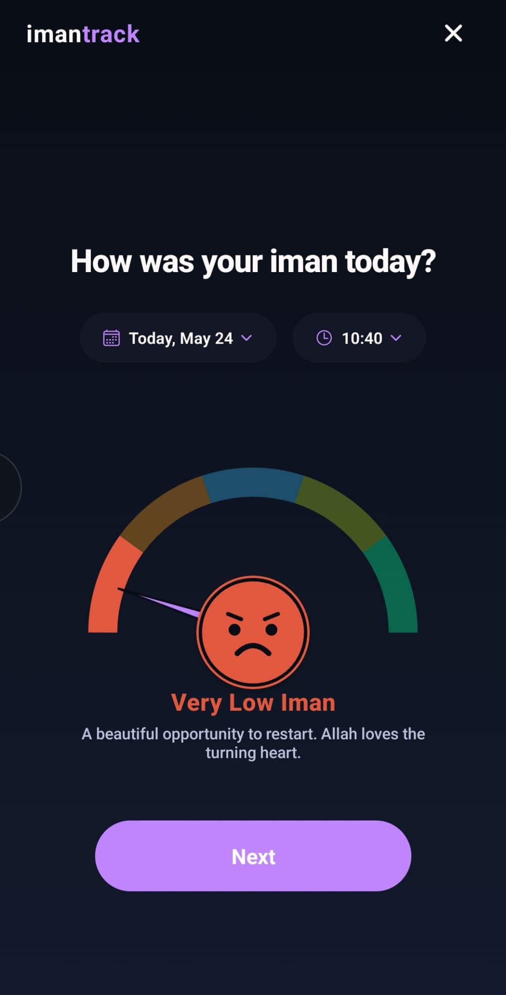 App screenshot